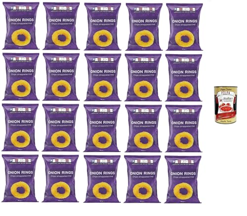 Patriots Onion Rings, patatine alla cipolla Onion Rings, Zwiebelchips 20x40g+ Italian Gourmet polpa 400g Patriots Onion Rings, patatine alla cipolla Onion Rings, Zwiebelchips 20x40g+ Italian Gourmet polpa 400g von Italian Gourmet E.R.