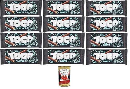 Pavesi Snack Togo Classic Milk, Keks überzogen mit Milchschokolade - 12 x 120 gr+ Italian Gourmet polpa 400gr Pavesi Snack Togo Classic Milk, Keks überzogen mit Milchschokolade - 12 x 120 gr+ Italian Gourmet polpa 400gr von Italian Gourmet E.R.