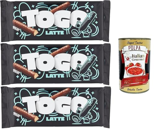 Pavesi Snack Togo Classic Milk, Keks überzogen mit Milchschokolade - 3 x 120 gr+ Italian Gourmet polpa 400gr Pavesi Snack Togo Classic Milk, Keks überzogen mit Milchschokolade - 3 x 120 gr+ Italian Gourmet polpa 400gr von Italian Gourmet E.R.