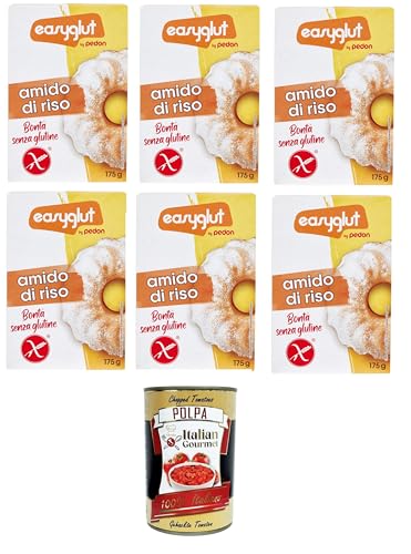 Pedon Easyglut Amido di Riso Reisstärke 6x175 gr+Italian Gourmet Polpa di Pomodoro 400gr Pedon Easyglut Amido di Riso Reisstärke 6x175 gr+Italian Gourmet Polpa di Pomodoro 400gr von Italian Gourmet E.R.
