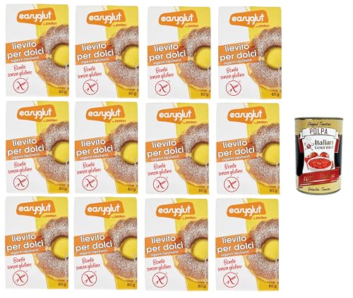 Pedon Easyglut Lievito per dolci senza glutine Glutenfreies Backpulver 12x80gr +Italian Gourmet Polpa di Pomodoro 400gr Pedon Easyglut Lievito per dolci senza glutine Glutenfreies Backpulver 12x80gr +Italian Gourmet Polpa di Pomodoro 400gr von Italian Gourmet E.R.
