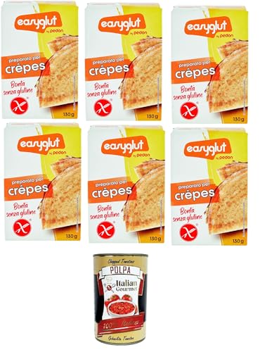 Pedon Easyglut preparato per crèpes senza glutine Zubereitung für glutenfreie Crèpes 6x 130gr +Italian Gourmet Polpa di Pomodoro 400gr Pedon Easyglut preparato per crèpes senza glutine Zubereitung für glutenfreie Crèpes 6x 130gr +Italian Gourmet Polpa di Pomodoro 400gr von Italian Gourmet E.R.