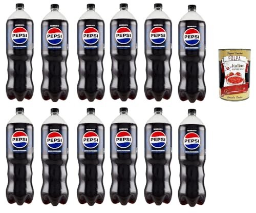 Pepsi Cola Senza Zucchero Pepsi Zero, Erfrischungsgetränk mit Süßungsmitteln, ungesüßt 12x 1Lt + Italian Gourmet polpa 400g Pepsi Cola Senza Zucchero Pepsi Zero, Erfrischungsgetränk mit Süßungsmitteln, ungesüßt 12x 1Lt + Italian Gourmet polpa 400g von Italian Gourmet E.R.