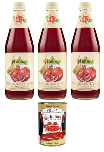 Pfanner Succo Melagrana Granatapfelsaft 60% 3x500ml + Italian Gourmet Polpa 400g Pfanner Succo Melagrana Granatapfelsaft 60% 3x500ml + Italian Gourmet Polpa 400g von Italian Gourmet E.R.