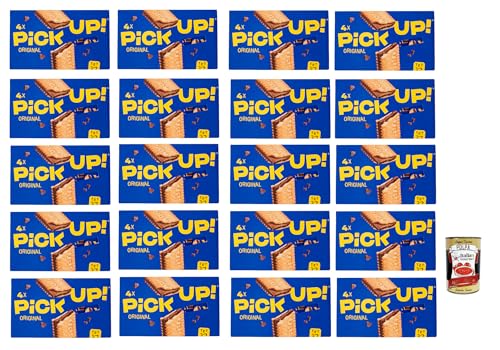 Pick Up Original ,Milchschokoladentafel im Doppelkeks, 20x 112g Packung, Jede Packung enthält 4 Kekse à 28g + Italian Gourmet Polpa di Pomodoro 400g Dose Pick Up Original ,Milchschokoladentafel im Doppelkeks, 20x 112g Packung, Jede Packung enthält 4 Kekse à 28g + Italian Gourmet Polpa di Pomodoro 400g Dose von Italian Gourmet E.R.