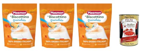 Plasmon Biscottino Granulato, dal 6° mese, 100% grano italiano 3x 350 g + Italian Gourmet polpa 400g Plasmon Biscottino Granulato, dal 6° mese, 100% grano italiano 3x 350 g + Italian Gourmet polpa 400g von Italian Gourmet E.R.