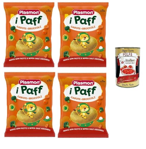 Plasmon snack Carote e broccoli 4x 15g + Italian Gourmet polpa 400g Plasmon snack Carote e broccoli 4x 15g + Italian Gourmet polpa 400g von Italian Gourmet E.R.