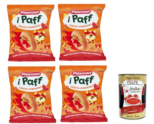 Plasmon snack Pomodoro e Carota 4x 15g + Italian Gourmet polpa 400g Plasmon snack Pomodoro e Carota 4x 15g + Italian Gourmet polpa 400g von Italian Gourmet E.R.