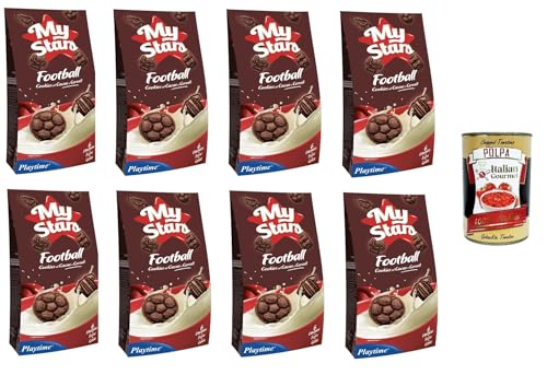 Playtime Football Biscotti al cacao e cerali Football Kakao- und Müslikekse 8x 275gr + Italian Gourmet polpa 400g Playtime Football Biscotti al cacao e cerali Football Kakao- und Müslikekse 8x 275gr + Italian Gourmet polpa 400g von Italian Gourmet E.R.
