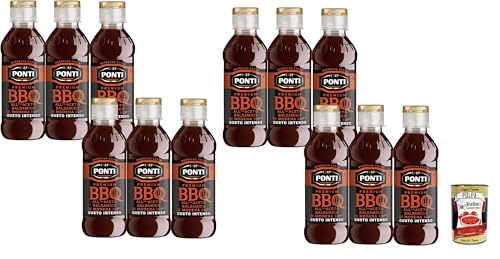 Ponti Premium Salsa Barbecue BBQ all' Aceto Balsamico di Modena I.G.P. Barbecue-Sauce mit Balsamico-Essig aus Modena 12x 250g + Italian Gourmet polpa 400g Ponti Premium Salsa Barbecue BBQ all' Aceto Balsamico di Modena I.G.P. Barbecue-Sauce mit Balsamico-Essig aus Modena 12x 250g + Italian Gourmet polpa 400g von Italian Gourmet E.R.