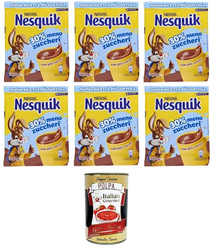 Preparato Solubile Per Bevanda Con Cacao Magro 30% Meno Zuccheri Lösliche Getränkezubereitung mit fettarmem Kakao und 30% weniger Zucker 6x 300gr + Italian Gourmet polpa 400g Preparato Solubile Per Bevanda Con Cacao Magro 30% Meno Zuccheri Lösliche Getränkezubereitung mit fettarmem Kakao und 30% weniger Zucker 6x 300gr + Italian Gourmet polpa 400g von Italian Gourmet E.R.