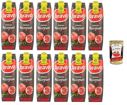 Rauch Bravo Premium Granatapfel erfrischend, antioxidativ, ohne Farbstoffe, ohne Konservierungsstoffe, 12x 1lt+ Italian Gourmet polpa 400g Rauch Bravo Premium Granatapfel erfrischend, antioxidativ, ohne Farbstoffe, ohne Konservierungsstoffe, 12x 1lt+ Italian Gourmet polpa 400g von Italian Gourmet E.R.
