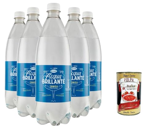 Recoaro Acqua Brillante, Tonica Italiana, Dissetante e Mixabile Brillantes Wasser, italienisches Tonic, durstlöschend und mischbar 6x 90cl+ Italian Gourmet polpa 400g Recoaro Acqua Brillante, Tonica Italiana, Dissetante e Mixabile Brillantes Wasser, italienisches Tonic, durstlöschend und mischbar 6x 90cl+ Italian Gourmet polpa 400g von Italian Gourmet E.R.