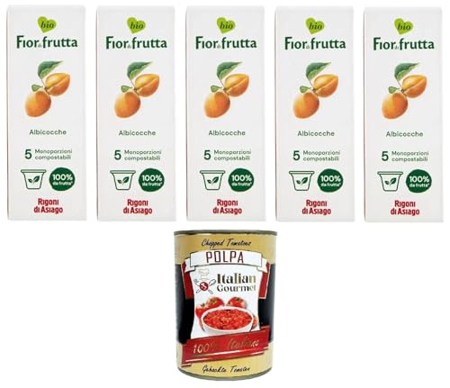 Rigoni di Asiago Fior di Frutta Albicocca 5 monodosi Fior di Frutta Aprikose 5 Einzeldosen 5x100gr +Italian Gourmet Polpa di Pomodoro 400gr Rigoni di Asiago Fior di Frutta Albicocca 5 monodosi Fior di Frutta Aprikose 5 Einzeldosen 5x100gr +Italian Gourmet Polpa di Pomodoro 400gr von Italian Gourmet E.R.