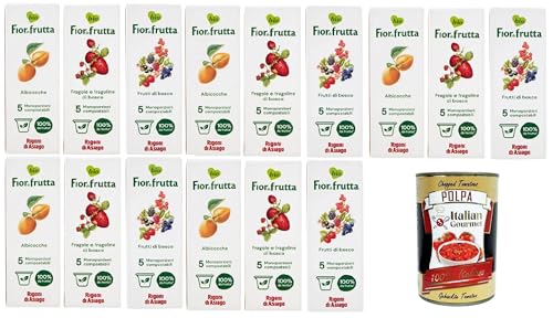 Rigoni di Asiago Testpaket Fior di Frutta Confettura di Albicocche,Fragoline e Frutti di Bosco Aprikosen,Erdbeer-und Waldbeerenmarmelade 5 Einzeldosen 15x100gr+Italian Gourmet Polpa di Pomodoro 400gr Rigoni di Asiago Testpaket Fior di Frutta Confettura di Albicocche,Fragoline e Frutti di Bosco Aprikosen,Erdbeer-und Waldbeerenmarmelade 5 Einzeldosen 15x100gr+Italian Gourmet Polpa di Pomodoro 400gr von Italian Gourmet E.R.