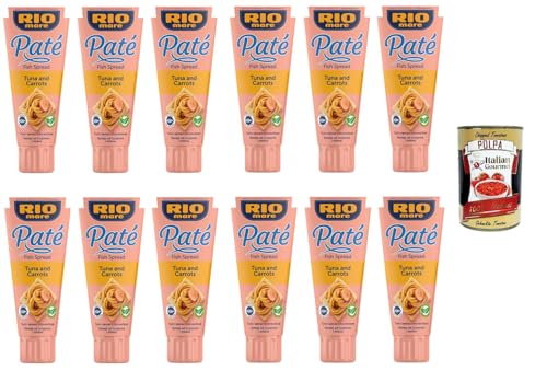 Rio Mare- Patè Tonno e Carote Thunfisch-Karotten-Patè 12x100gr + Italian Gourmet polpa 400g Rio Mare- Patè Tonno e Carote Thunfisch-Karotten-Patè 12x100gr + Italian Gourmet polpa 400g von Italian Gourmet E.R.