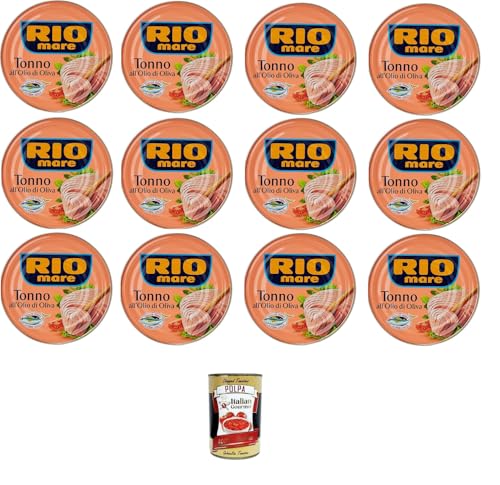 Rio Mare -Tonno All'Olio Di Oliva Thunfisch in Olivenöl - 12x 500 G+ Italian Gourmet polpa 400g Rio Mare -Tonno All'Olio Di Oliva Thunfisch in Olivenöl - 12x 500 G+ Italian Gourmet polpa 400g von Italian Gourmet E.R.