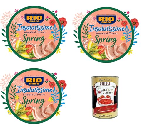Rio Mare. Insalatissime Spring Thunfischsalat 3x 220gr+ Italian Gourmet polpa 400g Rio Mare. Insalatissime Spring Thunfischsalat 3x 220gr+ Italian Gourmet polpa 400g von Italian Gourmet E.R.