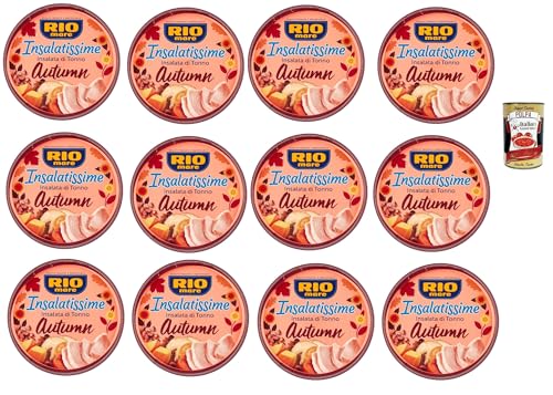 Rio mare Insalatissime Insalata di Tonno Autumn, Thunfischsalat mit Linsen, Buchweizen, Kürbis und Pilzen, 12x 220g + Italian Gourmet polpa 400g Rio mare Insalatissime Insalata di Tonno Autumn, Thunfischsalat mit Linsen, Buchweizen, Kürbis und Pilzen, 12x 220g + Italian Gourmet polpa 400g von Italian Gourmet E.R.