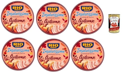 Rio mare Insalatissime Insalata di Tonno Autumn, Thunfischsalat mit Linsen, Buchweizen, Kürbis und Pilzen, 6x 220g + Italian Gourmet polpa 400g Rio mare Insalatissime Insalata di Tonno Autumn, Thunfischsalat mit Linsen, Buchweizen, Kürbis und Pilzen, 6x 220g + Italian Gourmet polpa 400g von Italian Gourmet E.R.
