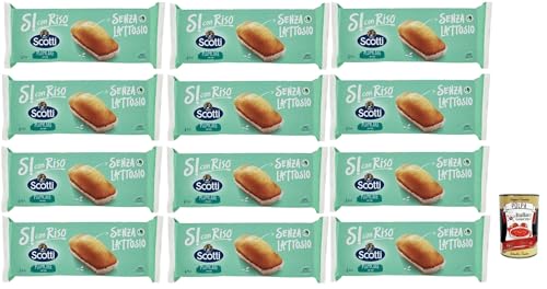 Riso Scotti, Si con Riso - Plumcake con Riso, Plumcake mit Reis, Kuchen Laktose -freie Süße Snacks, Palmöl ohne, 12x 190g + Italian Gourmet polpa 400g Riso Scotti, Si con Riso - Plumcake con Riso, Plumcake mit Reis, Kuchen Laktose -freie Süße Snacks, Palmöl ohne, 12x 190g + Italian Gourmet polpa 400g von Italian Gourmet E.R.