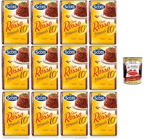 Riso Scotti - Gran Rosso Integrale 10' Rotbrauner Reis -12x 500 gr + Italian Gourmet polpa 400g Riso Scotti - Gran Rosso Integrale 10' Rotbrauner Reis -12x 500 gr + Italian Gourmet polpa 400g von Italian Gourmet E.R.