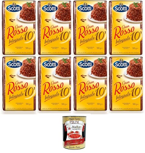Riso Scotti - Gran Rosso Integrale 10' Rotbrauner Reis -8x 500 gr + Italian Gourmet polpa 400g Riso Scotti - Gran Rosso Integrale 10' Rotbrauner Reis -8x 500 gr + Italian Gourmet polpa 400g von Italian Gourmet E.R.