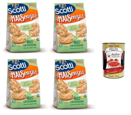 Riso Scotti Mai Senza Mais mit Rosmarin 4 x 60gr + Italian Gourmet polpa 400g Riso Scotti Mai Senza Mais mit Rosmarin 4 x 60gr + Italian Gourmet polpa 400g von Italian Gourmet E.R.