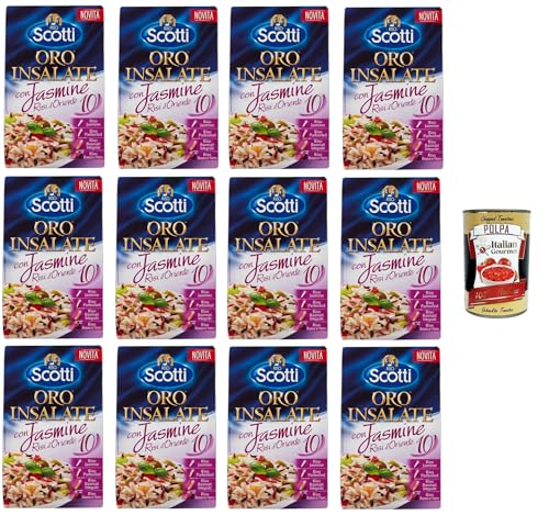 Riso Scotti Oro Insalate Con Jasmine, Risi D'Oriente Reissalate mit Jasmin, Risi D'Oriente 12x800gr + Italian Gourmet polpa 400g Riso Scotti Oro Insalate Con Jasmine, Risi D'Oriente Reissalate mit Jasmin, Risi D'Oriente 12x800gr + Italian Gourmet polpa 400g von Italian Gourmet E.R.