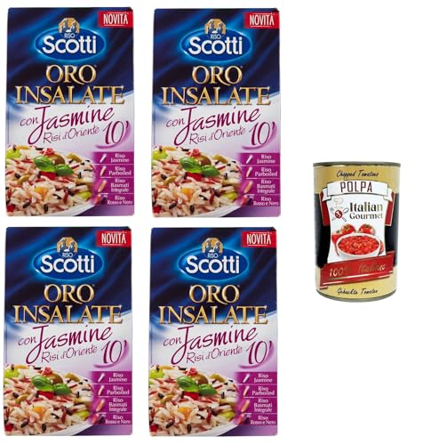 Riso Scotti Oro Insalate Con Jasmine, Risi D'Oriente Reissalate mit Jasmin, Risi D'Oriente 4x800gr + Italian Gourmet polpa 400g Riso Scotti Oro Insalate Con Jasmine, Risi D'Oriente Reissalate mit Jasmin, Risi D'Oriente 4x800gr + Italian Gourmet polpa 400g von Italian Gourmet E.R.