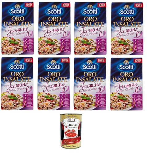 Riso Scotti Oro Insalate Con Jasmine, Risi D'Oriente Reissalate mit Jasmin, Risi D'Oriente 8x800gr + Italian Gourmet polpa 400g Riso Scotti Oro Insalate Con Jasmine, Risi D'Oriente Reissalate mit Jasmin, Risi D'Oriente 8x800gr + Italian Gourmet polpa 400g von Italian Gourmet E.R.