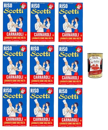 Riso Scotti- RIso Carnaroli Kollektion zum 160-jährigen Jubiläum 9 x 850gr + Italian Gourmet polpa 400g Riso Scotti- RIso Carnaroli Kollektion zum 160-jährigen Jubiläum 9 x 850gr + Italian Gourmet polpa 400g von Italian Gourmet E.R.