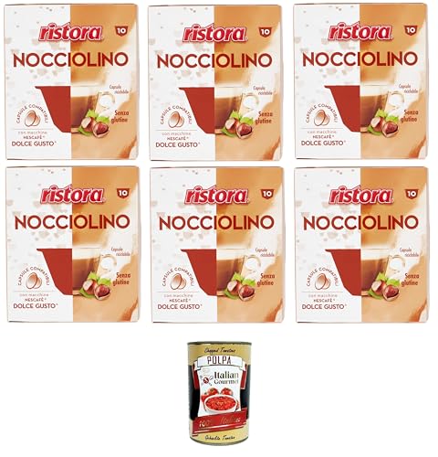 Ristora Nocciolino Capsule Compatibili Nocciolino-kompatible Kapseln Glutenfreie 6x 140gr + Italian Gourmet polpa 400g Ristora Nocciolino Capsule Compatibili Nocciolino-kompatible Kapseln Glutenfreie 6x 140gr + Italian Gourmet polpa 400g von Italian Gourmet E.R.