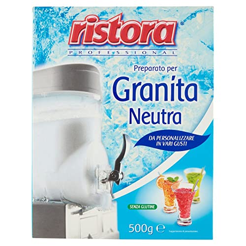Ristora Professional Preparato per Granita Neutra Vorbereitet für Neutralergranita Glutenfrei 500g von Italian Gourmet E.R.