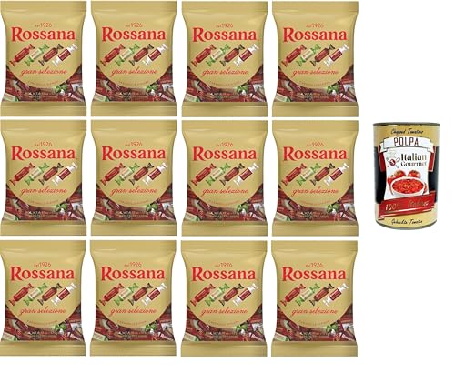 Rossana Gran Selezione Caramelle Ripiene Große Auswahl an gefüllten Süßigkeiten 12x 175gr + Italian Gourmet Polpa 400g Rossana Gran Selezione Caramelle Ripiene Große Auswahl an gefüllten Süßigkeiten 12x 175gr + Italian Gourmet Polpa 400g von Italian Gourmet E.R.