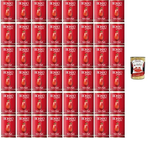 Rosso Gargano Pomodoro pelato di Puglia Geschälte Tomaten aus Apulien 48x400gr + Italian Gourmet polpa 400g Rosso Gargano Pomodoro pelato di Puglia Geschälte Tomaten aus Apulien 48x400gr + Italian Gourmet polpa 400g von Italian Gourmet E.R.