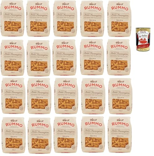 Rummo Fusilli n° 48 Pasta Lenta Lavorazione Teigwaren aus Hartweizengrieß Bronze-Zeichnung 20x 500g + Italian Gourmet polpa 400g Rummo Fusilli n° 48 Pasta Lenta Lavorazione Teigwaren aus Hartweizengrieß Bronze-Zeichnung 20x 500g + Italian Gourmet polpa 400g von Italian Gourmet E.R.