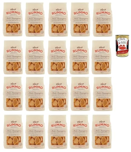 Rummo Le Leggendarie Conchiglioni Rigati № 147 Pasta Lenta Lavorazione Teigwaren aus Hartweizengrieß Bronze-Zeichnung 20x 500g + Italian Gourmet polpa 400g Rummo Le Leggendarie Conchiglioni Rigati № 147 Pasta Lenta Lavorazione Teigwaren aus Hartweizengrieß Bronze-Zeichnung 20x 500g + Italian Gourmet polpa 400g von Italian Gourmet E.R.