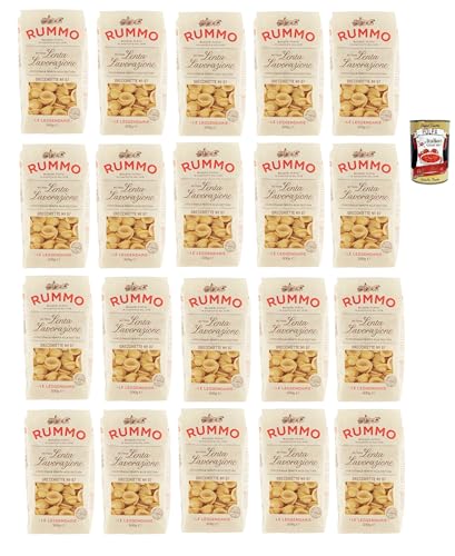 Rummo Le Leggendarie Orecchiette N° 87, Pasta Lenta Lavorazione Teigwaren aus Hartweizengrieß Bronze-Zeichnung 20x 500g + Italian Gourmet polpa 400g Rummo Le Leggendarie Orecchiette N° 87, Pasta Lenta Lavorazione Teigwaren aus Hartweizengrieß Bronze-Zeichnung 20x 500g + Italian Gourmet polpa 400g von Italian Gourmet E.R.