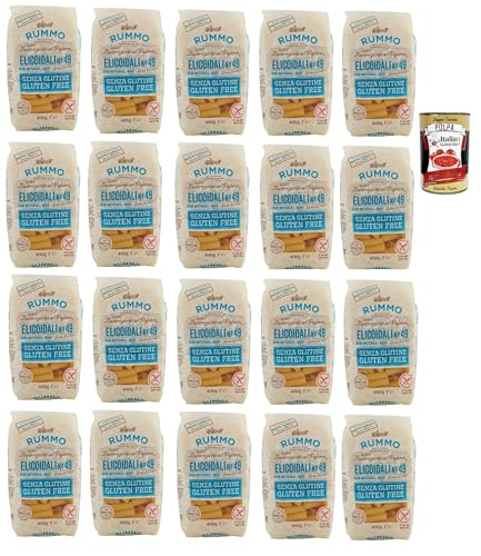 Rummo Pasta Elicoidali n. 49 senza Glutine, gluten free, 100% italienische Pasta nudeln glutenfrei 20x 400g + Italian Gourmet polpa 400g von Italian Gourmet E.R.