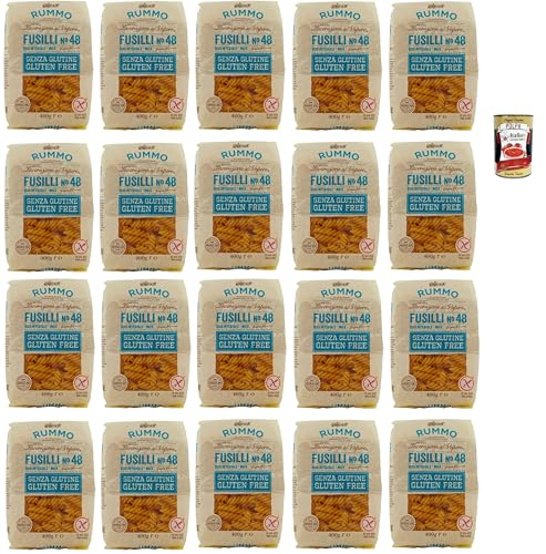Rummo Pasta Fusilli N° 48 senza Glutine, gluten free, 100% italienische Pasta nudeln glutenfrei 20x 400g + Italian Gourmet polpa 400g Rummo Pasta Fusilli N° 48 senza Glutine, gluten free, 100% italienische Pasta nudeln glutenfrei 20x 400g + Italian Gourmet polpa 400g von Italian Gourmet E.R.