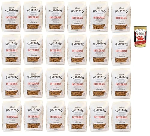 Rummo Pasta Integrale Fusilli N°48,Vollkornnudeln Nudeln Vollkorn Italienische Pasta 24x 500g + Italian Gourmet polpa 400g Rummo Pasta Integrale Fusilli N°48,Vollkornnudeln Nudeln Vollkorn Italienische Pasta 24x 500g + Italian Gourmet polpa 400g von Italian Gourmet E.R.