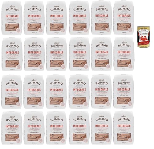 Rummo Pasta Integrale Penne Rigate N°66,Vollkornnudeln Nudeln Vollkorn Italienische Pasta 24x 500g + Italian Gourmet polpa 400g Rummo Pasta Integrale Penne Rigate N°66,Vollkornnudeln Nudeln Vollkorn Italienische Pasta 24x 500g + Italian Gourmet polpa 400g von Italian Gourmet E.R.