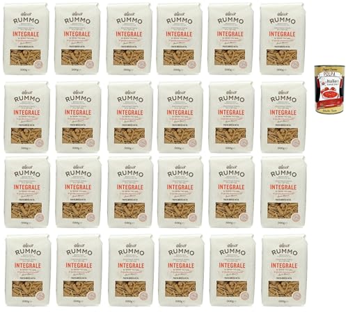 Rummo Pasta Mista Integrale N°74, Vollkornnudeln Nudeln Vollkorn Italienische Pasta 24x 500g + Italian Gourmet polpa 400g von Italian Gourmet E.R.