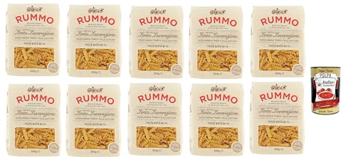 Rummo Pasta Mista n° 74 Pasta Lenta Lavorazione Teigwaren aus Hartweizengrieß Bronze-Zeichnung 10x 500g + Italian Gourmet polpa 400g Rummo Pasta Mista n° 74 Pasta Lenta Lavorazione Teigwaren aus Hartweizengrieß Bronze-Zeichnung 10x 500g + Italian Gourmet polpa 400g von Italian Gourmet E.R.