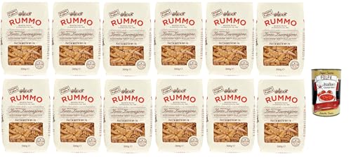 Rummo Pasta Mista n° 74 Pasta Lenta Lavorazione Teigwaren aus Hartweizengrieß Bronze-Zeichnung 12x 500g + Italian Gourmet polpa 400g Rummo Pasta Mista n° 74 Pasta Lenta Lavorazione Teigwaren aus Hartweizengrieß Bronze-Zeichnung 12x 500g + Italian Gourmet polpa 400g von Italian Gourmet E.R.
