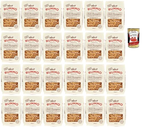 Rummo Pasta Mista n° 74 Pasta Lenta Lavorazione Teigwaren aus Hartweizengrieß Bronze-Zeichnung 24x 500g + Italian Gourmet polpa 400g Rummo Pasta Mista n° 74 Pasta Lenta Lavorazione Teigwaren aus Hartweizengrieß Bronze-Zeichnung 24x 500g + Italian Gourmet polpa 400g von Italian Gourmet E.R.