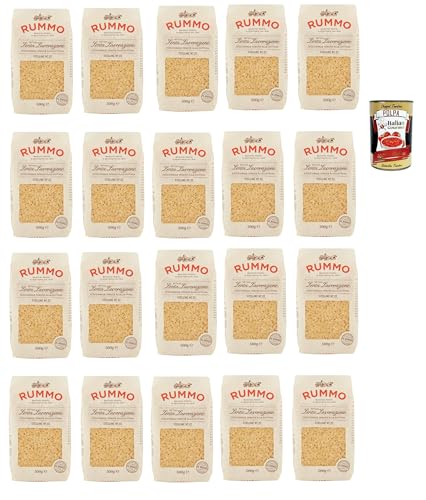 Rummo Stelline N°22 Pasta Lenta Lavorazione Teigwaren aus Hartweizengrieß Bronze-Zeichnung 20x 500g + Italian Gourmet polpa 400g Rummo Stelline N°22 Pasta Lenta Lavorazione Teigwaren aus Hartweizengrieß Bronze-Zeichnung 20x 500g + Italian Gourmet polpa 400g von Italian Gourmet E.R.