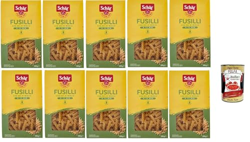 SCHÄR Senza Glutine Fusilli, Glutenfrei Pasta mit 20% Hirse, gluten free pasta, 10x 500g + Italian Gourmet polpa 400g SCHÄR Senza Glutine Fusilli, Glutenfrei Pasta mit 20% Hirse, gluten free pasta, 10x 500g + Italian Gourmet polpa 400g von Italian Gourmet E.R.