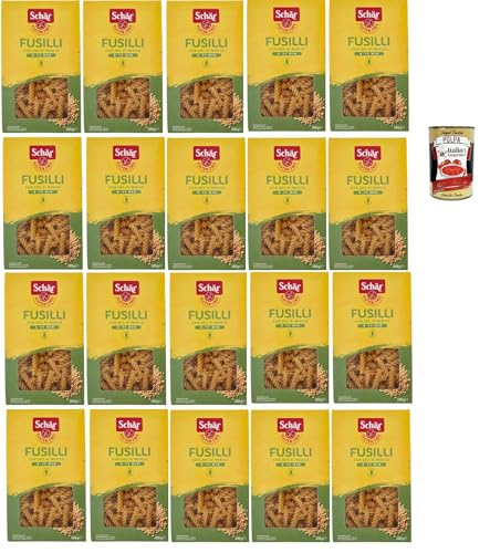 SCHÄR Senza Glutine Fusilli, Glutenfrei Pasta mit 20% Hirse, gluten free pasta, 20x 500g + Italian Gourmet polpa 400g SCHÄR Senza Glutine Fusilli, Glutenfrei Pasta mit 20% Hirse, gluten free pasta, 20x 500g + Italian Gourmet polpa 400g von Italian Gourmet E.R.